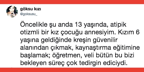 Ellerinden Öpüyoruz Öğretmenim! Otizmli Kızının Eğitiminde Öğretmenin Ne Kadar Önemli Olduğunu Anlatan Annenin Duygu Dolu Paylaşımı