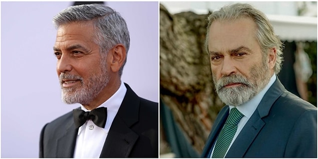 George Clooney Türkiye'de doğsaydı kesinlikle Haluk Bilginer olurdu.