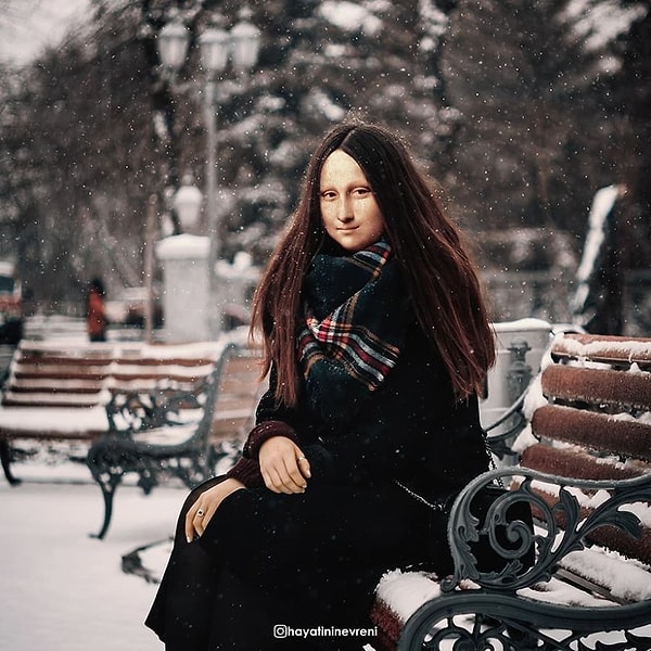 6. "Мона Лиза В 2018 году"