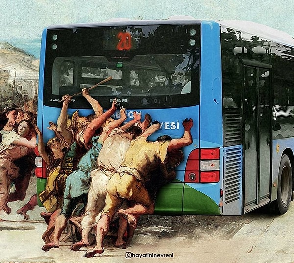 21. "Процессия автобуса"