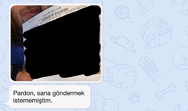 13. “Tabii ki, eski sevgilim bana evlilik cüzdanı ile bir selfie göndermek istemedi."