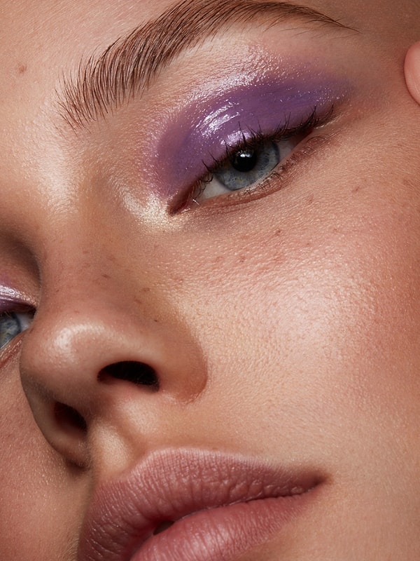 7. Влажный макияж для глаз