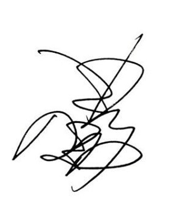 8. Чьим может быть этот автограф?