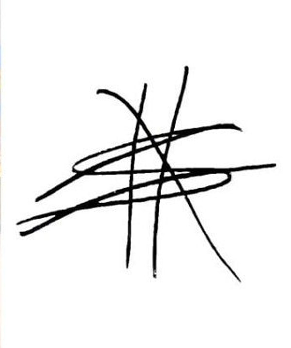 9. Кому из знаменитостей может принадлежать эта подпись?