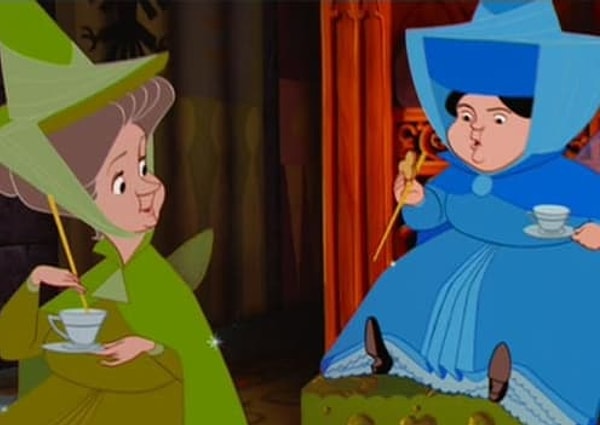 10. И, наконец, видите ли вы Микки на кадре из мультфильма "Спящая красавица"?