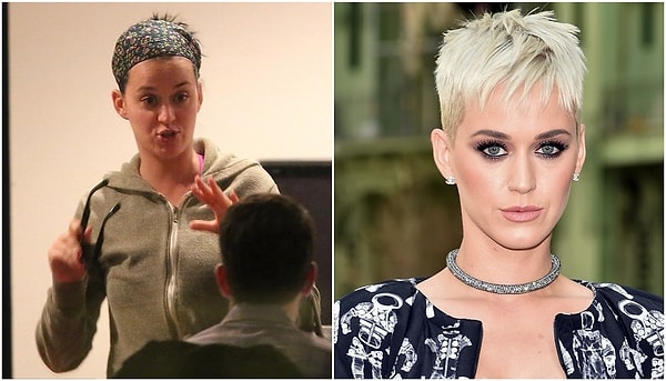 3. Кэти Перри без мейка совсем не похожа на голливудскую звезду