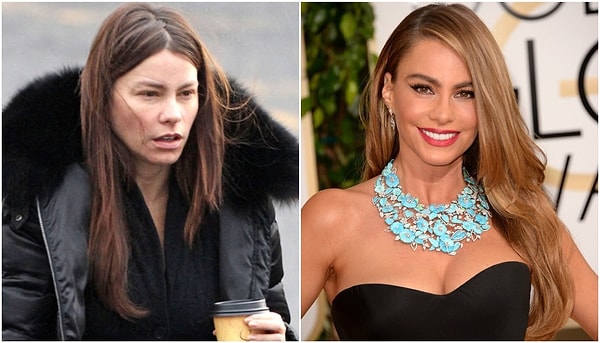 7. Внешний вид Софии Вергары в обычной жизни также кардинально отличается от ее экранного образа