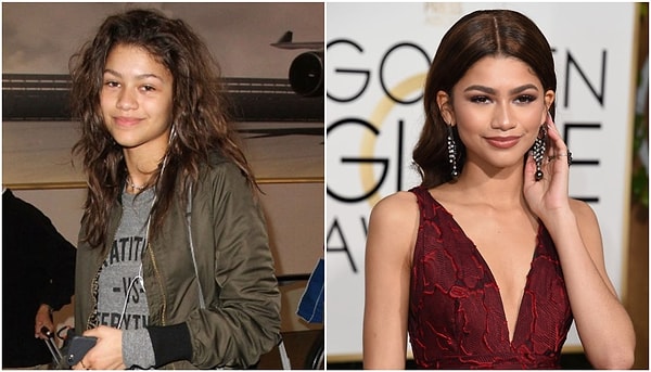 11. На красных ковровых дорожках Зендая Коулман всегда выглядит на все 200%, однако в обычной жизни девушка предпочитает давать своей коже отдыхать