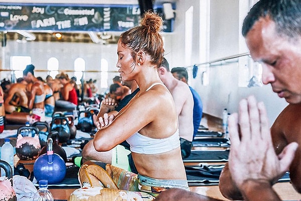 5. Пара - настоящий идеал не только крутых отношений, но и совместных тренировок.