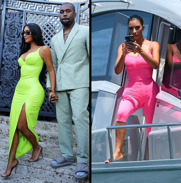 9. Ким Кардашян и Канье Уэст