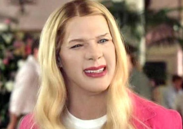 8. А кто сыграл эту блондинку в фильме "Белые цыпочки"?