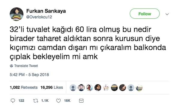 7. Silmeyelim de Taşa mı Dönelim? Yükselen Tuvalet Kağıdı Fiyatlarına İsyan Ederken Güldüren 15 Kişi