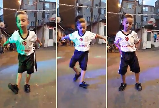 Müziğin Ritmine Kendini Kaptıran Ufaklıktan Saatlerce İzlemelik Muhteşem Performans