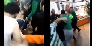 Düpedüz Eşkıyalık! Bursasporlu Bir Grup Taraftar, Beşiktaş Formalı Bir Kişiye Acımasızca Saldırdı
