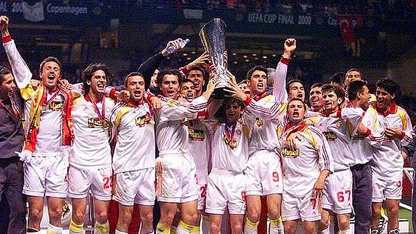 Şampiyonlar Ligi'nden gelip UEFA Kupası'nı kazanan ilk takım.