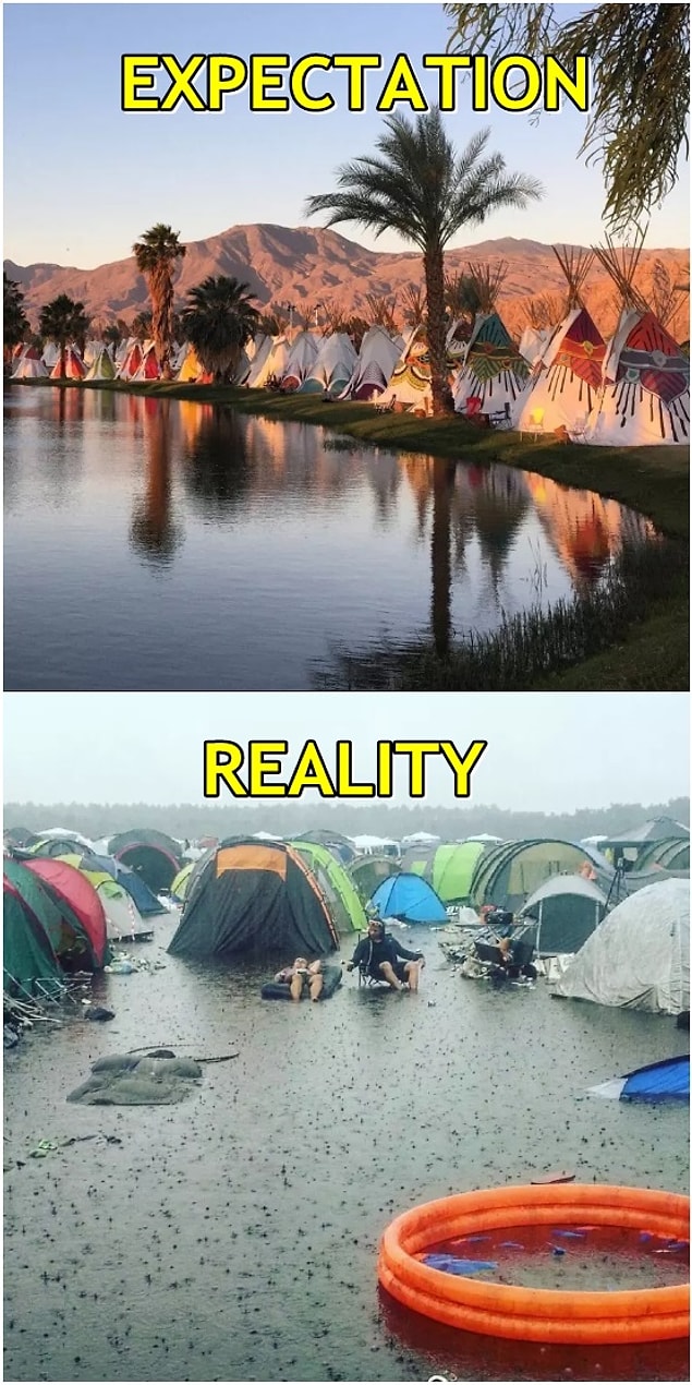 3. When reality hits you in the face...