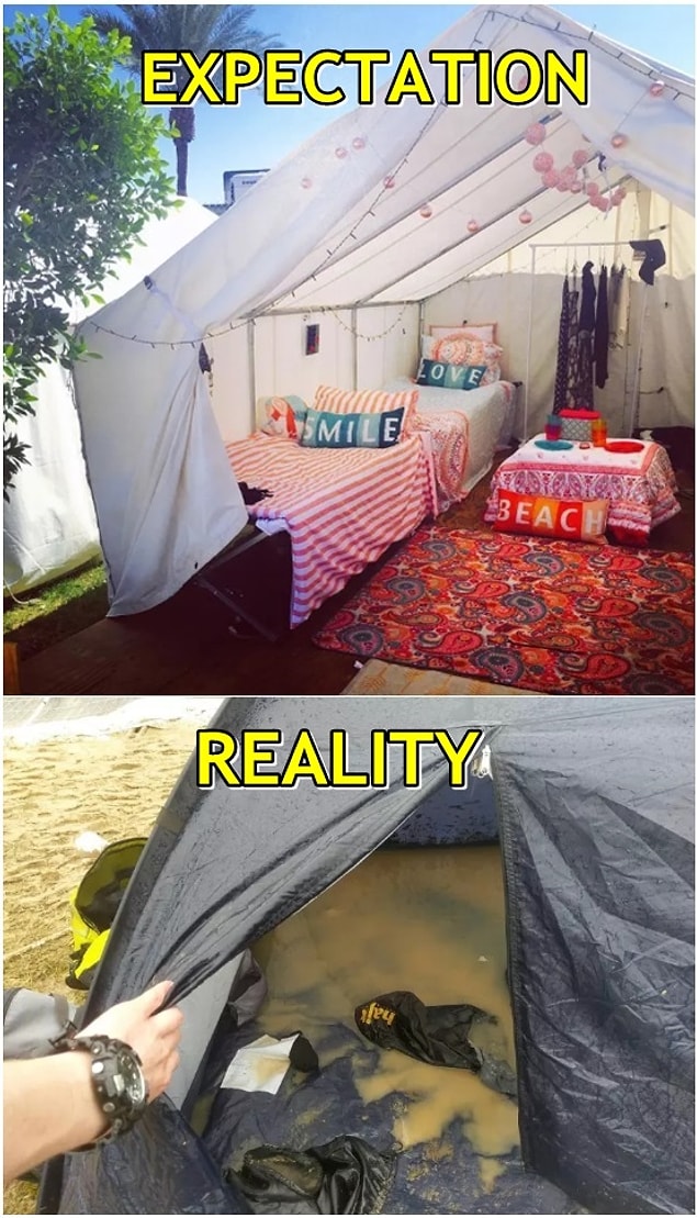 4. Glamping or camping? Of course, it is camping.