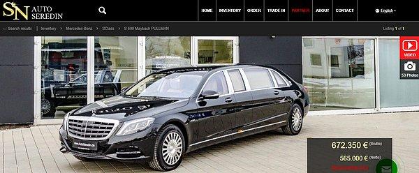 Ancak fotoğraf Cumhurbaşkanı Erdoğan’a ait Mercedes Maybach 62 S aracı göstermiyor.