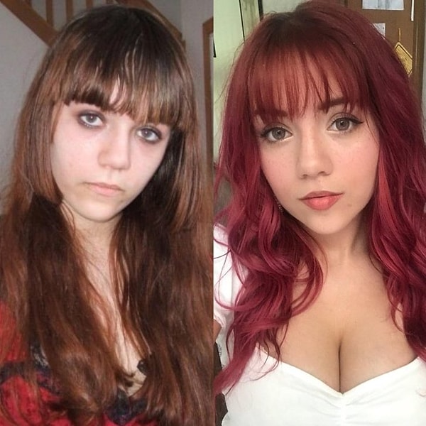 14. Немного уверенности в себе + макияж и хорошо подобранная прическа творят чудеса