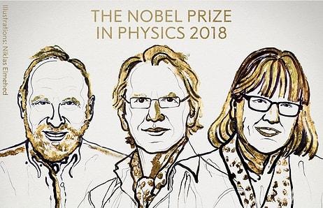 Lazer Fiziği Çalışmalarına Gitti: Nobel Fizik Ödülü'nü Arthur Ashkin, Gerard Mouru ve Donna Strickland Kazandı