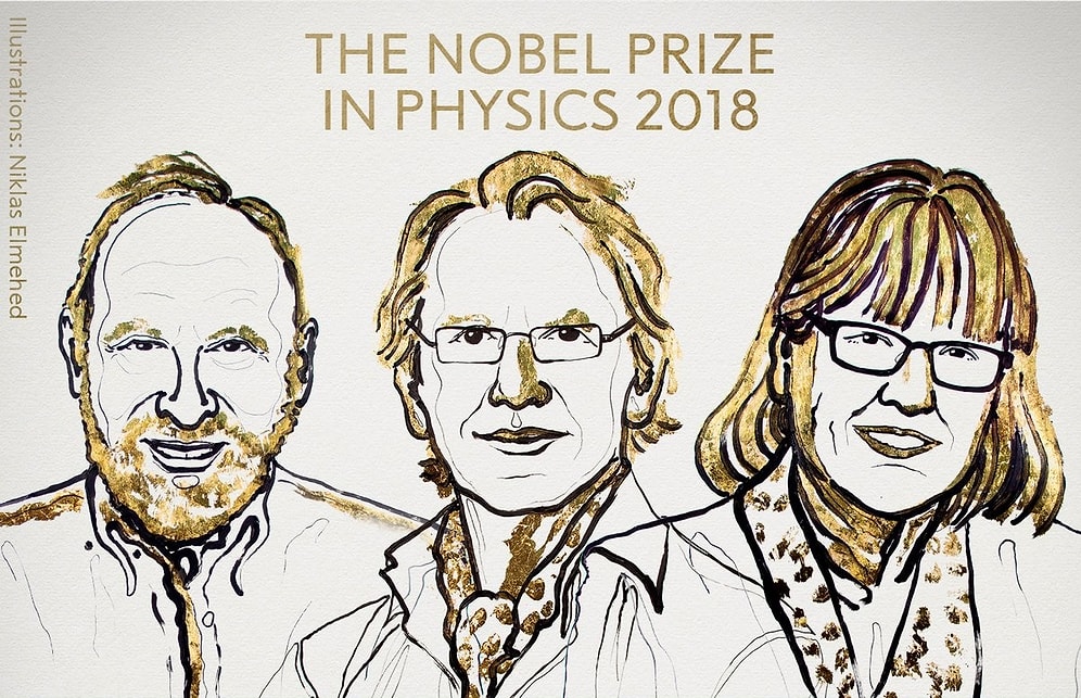 Lazer Fiziği Çalışmalarına Gitti: Nobel Fizik Ödülü'nü Arthur Ashkin, Gerard Mouru ve Donna Strickland Kazandı