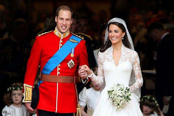 10. Prense William ve Kate Middleton'ın düğün maliyetleri ise 34 milyon dolar. Kraliyet düğünü olduğunu göz önüne alırsak çok da fazla değil.