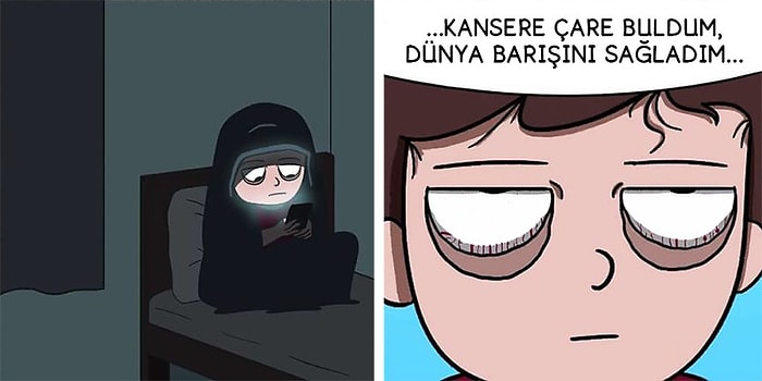 Kara Mizahı Başarılı İllüstrasyonlarıyla Harmanlayan Sanatçının Hepsinde Kendinizden Bir Parça Bulacağınız Çalışmaları