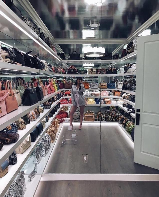 A closet bigger than my dreams for only her purses? OK.