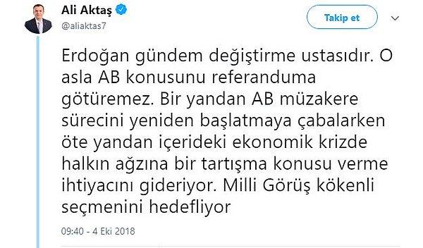Erdoğan'ın referandum çıkışı sosyal medyada da yankı buldu...