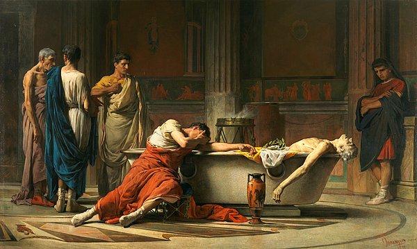 Seneca her ne kadar Neron'un talimatıyla da olsa intihar ederek yaşamına son verse de hayatının sonuna dek uyguladığı bir yöntem vardı.