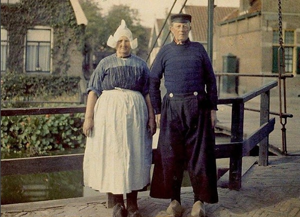 6. Семейная пара из Голландии (1929 год).