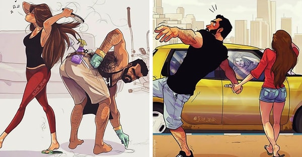 5. Ваша семейная жизнь такая же радужная и счастливая, как, например, у ваших знакомых?