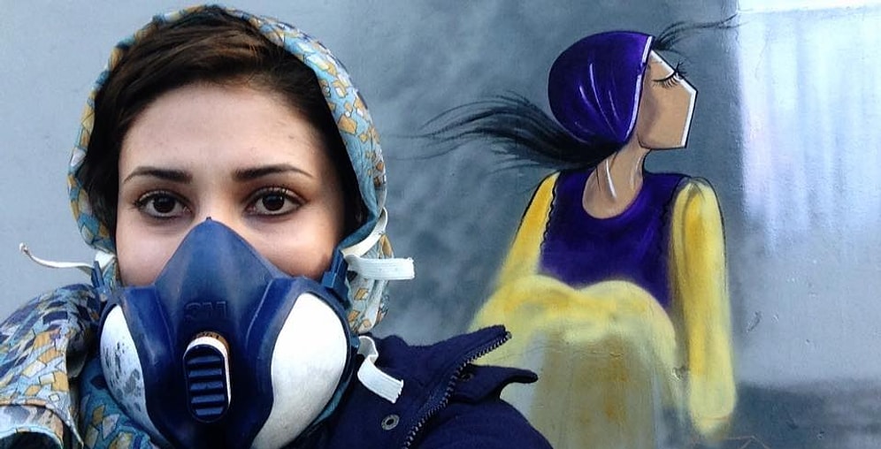 Eserlerinde Kadının Gücünü Tasvir Eden Afganistan'ın İlk Kadın Grafiti Sanatçısı: Shamisa Hassani
