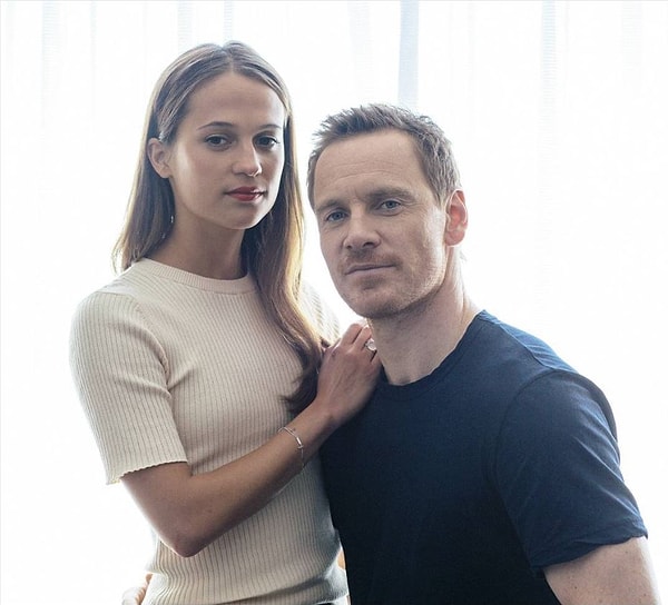 6. Алисия Викандер и Майкл Фассбендер