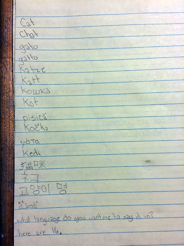 17. "Моя дочка написала, какой подарок хочет получить на Рождество".