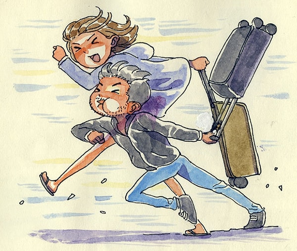 12. Только бы не опоздать на поезд!