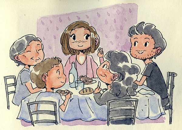 14. Семейный обед