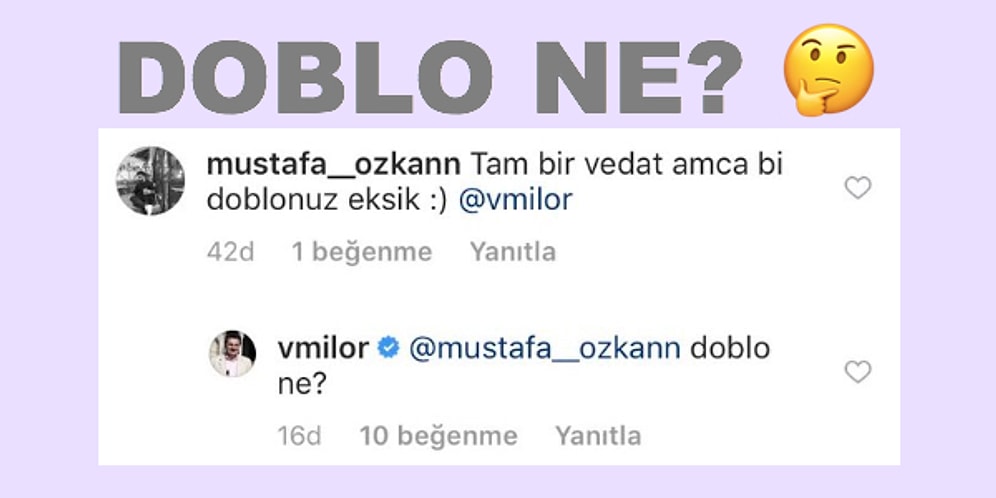 Vedat Milor'dan Elitlik Seviyesini Arşa Çıkaran Soru: "Doblo Ne?"