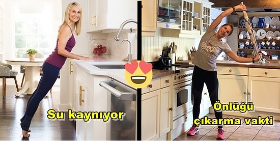 Spor Yapmayı Hayatının Her Anına Taşımak İsteyenlerin Mutfakta Yapabileceği Basit Ama Etkili Egzersizler
