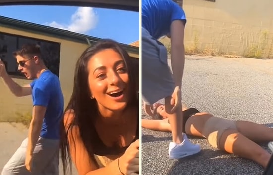 Kiki Challenge Yaparken Arkadaşını Tehlikeye Atan Fazla Hareketli Adam