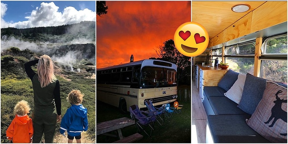 Yüzlerce Kişinin Öldüğü Depremde Enkaz Altından Kurtulduktan Sonra Kendi Yaptıkları Karavanla Tüm Yeni Zelanda’yı Gezen Aile