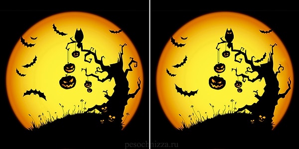 5. И еще одна головоломка на внимательность: найдете 10 отличий за 3 минуты?