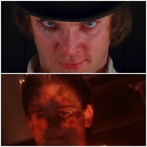 6. A Clockwork Orange (1971) - Stanley Kubrick / Natural Born Killers (1994) - Oliver Stone