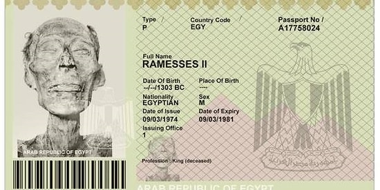 Как в 1974 году Рамсес Великий стал первой в истории мумией, получившей паспорт