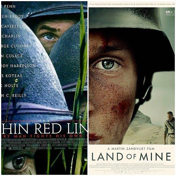 16. The Thin Red Line (1998) - Terrence Malick / Land of Mine (2015) - Martin Zandvliet