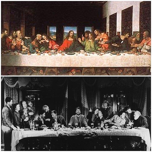 24. The Last Supper (1498) - Leonardo da Vinci /  Viridiana (1961) - Luis Buñuel