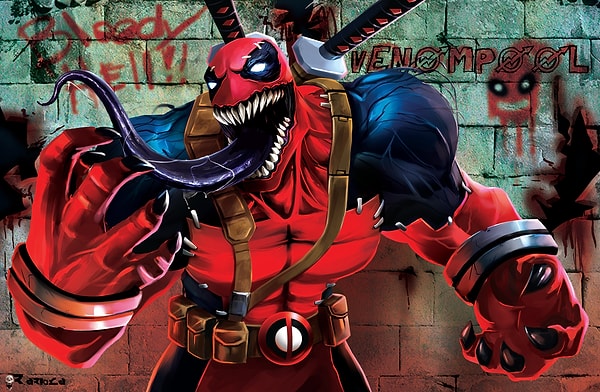 6. В Marvel Universe вскоре после серии комиксов "Секретные войны", Симбиот посетил Дэдпула и, возможно, сделал первый шаг к созданию Веномпула.