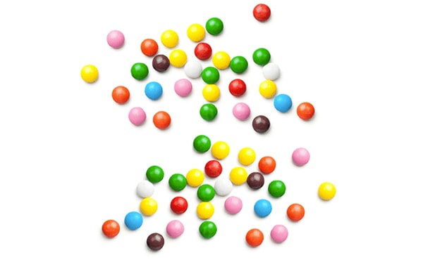 2. Сколько приблизительно конфеток тут?