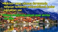Çikolataya Düşkünler, Suçtan ve İşsizlikten Bihaberler... Heidi'nin Ana Vatanı İsviçre ile İlgili Herkesin Aşina Olmadığı 21 Gerçek