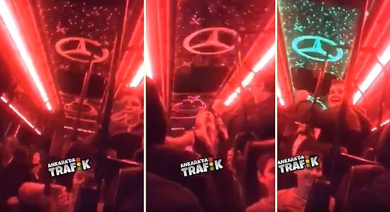 Böyle Bir Hizmet Başka Yerde Yok! Rengarenk Ankara Dolmuşlarında Doyasıya Eğlenen İnsanlar